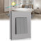 BSEED Light Switch 3 Gang 2 Way Glass Light Switches Screwless 10A Rocker Tactile Wall Switch Grey Crystal Toggle Switch