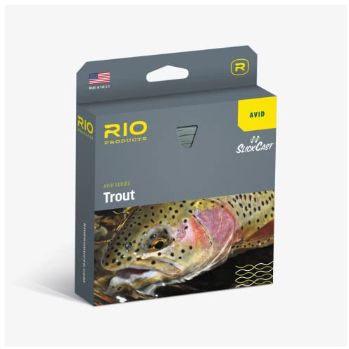 RIO PRODUCTS Avid Trout Series - Gold, Floating Fly Line for Trout, WF5F