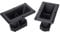 Yctze 75/150W 4-8Ω Piezo Horn Speaker Tweeter, Piezoelectric Speaker Buzzer Treble, Replacement Dual Drive Tweeter for Home Subwoofer Stage Loudspeaker DJ Speakers