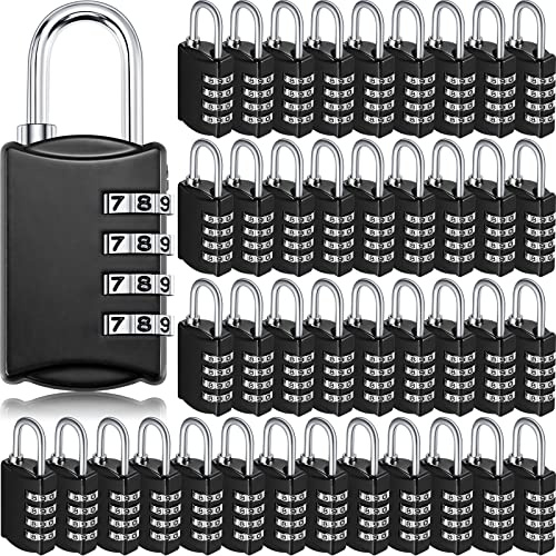 Sadnyy 40 Pcs 4 Digit Combination Locks Small Combo Number Locks Bulk