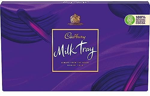 Cadbury Milk Tray Chocolate Box, Assorted Milk Chocolates Gift Set for Birthdays, Christmas Treat for Stockings, Sharing or Gifting, 78 g (Pack of 1)