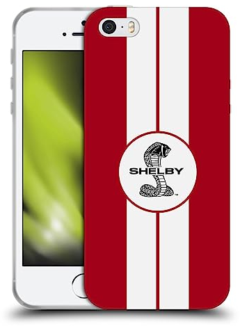 Head Case Designs Offizielle Shelby 1965 427 S/C Rot Autografiken Soft Gel Handyhülle Hülle kompatibel mit Apple iPhone 5 / iPhone 5s / iPhone SE 2016