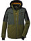 killtec Herren Skijacke/Funktionsjacke mit abzippbarer Kapuze und Schneefang KSW 407 MN SKI JCKT, mud, L, 41959-000