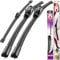 RECAMBO Scheibenwischer vorne und hinten passend für BMW 3er Touring | Typ E91 | BJ 2005-2013 - Wischer Komplett Set