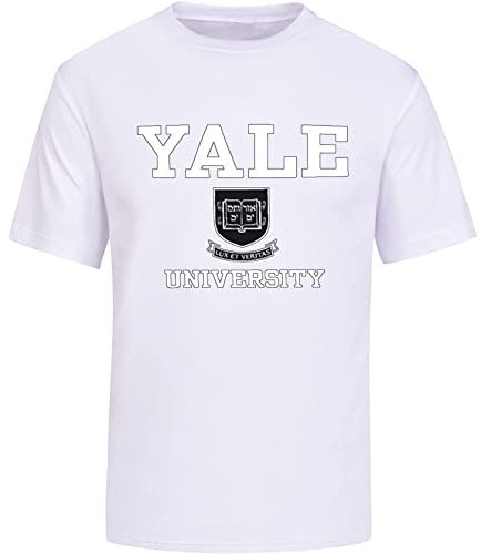 Yale University by Crest Unisex T-Shirt WhiteM