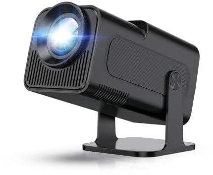 Videoproyector, HY320 Mini proyector 4K FHD 1080P, Keystone Automático Proyector Portátil, Android TV Video Proyector con Wifi6 Bluetooth, ALLIWAVA Projector para PS5/Home Cinem/Phone/HDMI