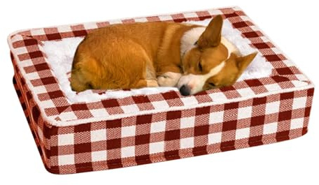 Sirseon Hundebett für mittelgroße Hunde, große Hunde, waschbar, Tartan, Dog Couch | Möbel für Hunde, Hundebetten, Zubehör für kleine Haustiere,