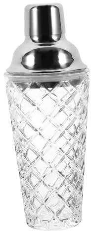 PHENOFICE Shaker De Cóctel Con Inoxidable Coctelera Transparente Mezclador De Bebidas