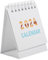 Veemoon 1 Tischkalender 2024 Schreibtisch Desktop-Kalender kleiner Kalender Footy Flip Stand 2024 tischkalender basteln desk calendar staffelei deko Bürokalender Standkalender Papier Weiß