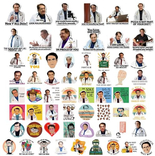 Dr Now Fridge Magnet 50 Pcs Motivational Stickers + 12 Pcs Funny Kitchen Fridge Magnets Set Dr Now Funny Diet Refrigerator Magnets Motivational Diet Reminders with Classic Quotes