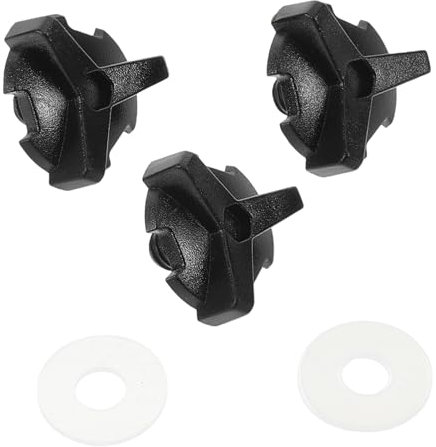 Alipis 3 Pezzi Viti Del Casco Garage Motociclistico Calotta Rinfrescante Visiera Antiurto Tinta Visiera Kit Riparazione Aletta Parasole Accessori Per Motocross Porta Pc Black