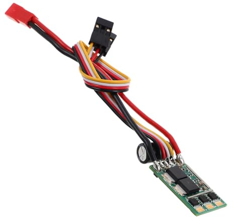 BESTonZON Bürstenloser RC ESC Elektronischer Drehzahlregler mit Integrierter 5V/2A Spannungsversorgung Staubdicht Kompatibel mit LiPo Akkus Geeignet für RC Flugzeuge und Hubschrauber