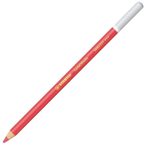 Chalk-Pastel Pencil - STABILO CarbOthello - Pack of 1 - Carmine Red Middle