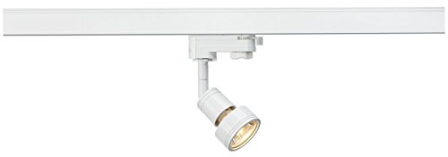 SLV Blanco trifásico Puri, Spot» led, proyector, luminaria de Techo, Sistema de Carril, iluminación Interior / GU10 50 W