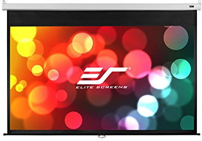 Elite Screens M84HSR-Pro Manual SRM Pro Series Leinwand (Diagonal 213,4 cm (84 Zoll), Höhe 104,1 cm (41 Zoll), Breite 185,4 cm (73 Zoll), Format 16:9) weiß