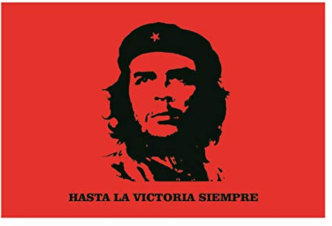 U24 Aufkleber Che Guevara Flagge Fahne 12 x 8 cm Autoaufkleber Sticker