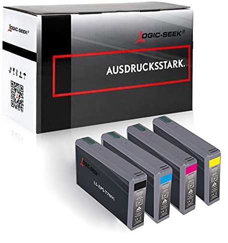 4 Tintenpatronen XXL kompatibel für Epson Workforce Pro WF-5110 5190 DW 5620 5690 DWF C13 T7891 T7892 T7893 T7894 4010