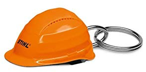 Stihl Unisex Helm Schlüsselanhänger, Orange, 4x5x2, 4