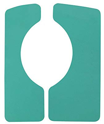 GEWA Deckenschoner Pickguard Schlagbrett - für Gitarre - Faceguard - Hochfestes PET - Selbsthaftend - Leicht abziehbar - Set 2-teilig für Akustikgitarre