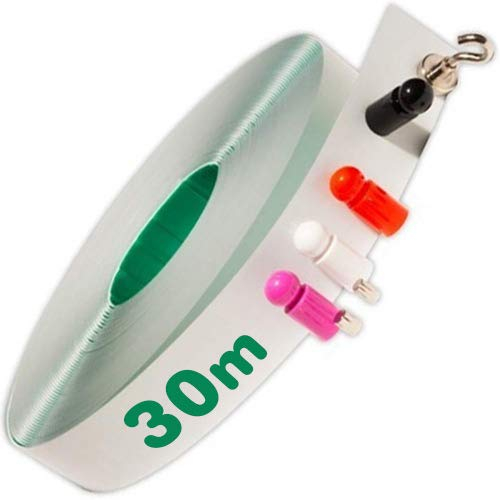 Metallband Wandleiste weiß selbstklebend - Breite 13mm - Rolle 30m - Ferroleiste Magnethaftleiste Magnetleiste Stahlband Ferroband - zum Befestigen von Bildern Notizen etc. mit Hilfe von Magneten