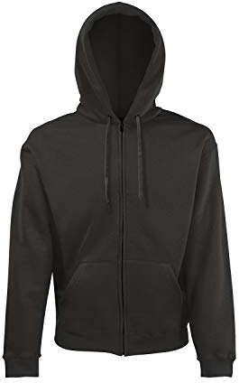 Fruit of the Loom Herren Sweatshirt mit Kapuze, Grau (Light Graphite), XL