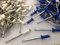 Rivetto Rivetti Alluminio Graf a Fiore per Targhe Targa 4,8x12 10 (5+5) blu RAL 5017 bianchi RAL 9010 a richiesta possono essere confezionati assortimenti differenti
