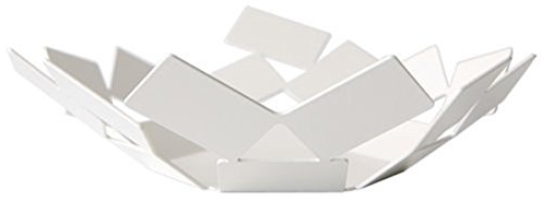 Alessi MT01 W La Stanza Dello Scirocco Basket, White, 24.5 x 23.2 x 6.2 cm