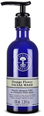 Neal's Yard Remedies | Orange Flower Facial Wash | Vegan | Gently Cleanses Dry & Neglected Skin | Nurturing And Moisturising | 100ml