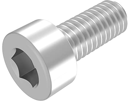 SECCARO Zylinderschraube M6 x 14 mm, Edelstahl V2A VA A2, DIN 912 / ISO 4762, Innensechskant, Vollgewinde, 20 Stück