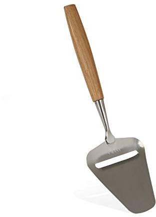 Boska Cheese Slicer of Oak/Stainless Steel, Silver/Brown, 23 x 8 x 1 cm