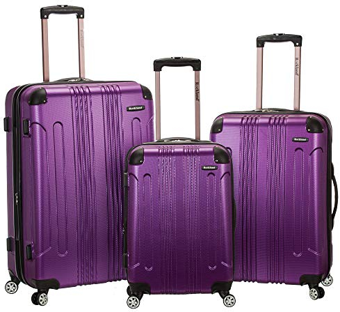 Rockland London Hardside Spinner Wheel Luggage, violett, Einheitsgröße, London Hartschalenkoffer mit Drehrad