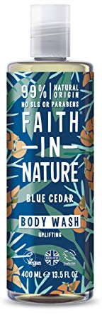 Faith in Nature Blue Cedar Shower Gel