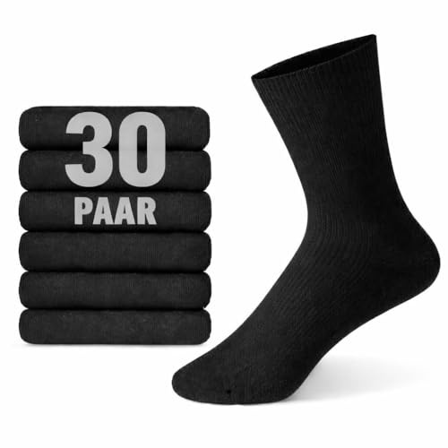 Cocain underwear 10 | 20 | 30 | 50 | 100 Paar schwarze Damen Herren Socken Marken-Socken 100% Baumwolle Gr. 35 bis 50 Baumwollsocken