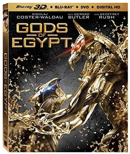 Gods Of Egypt [Bluray 3D + Bluray + DVD + Digital HD]