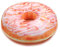 Alsino Dekokissen Ki-d07 Sitzkissen Donutkissen | Durchmesser: 40 cm | Bunte Streusel (Ki-d11 Schoko-Raspeln)