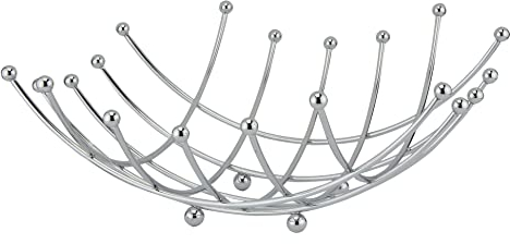 APOLLO Chrome Fruit Bowl Nest 26 x 10.8 x 26