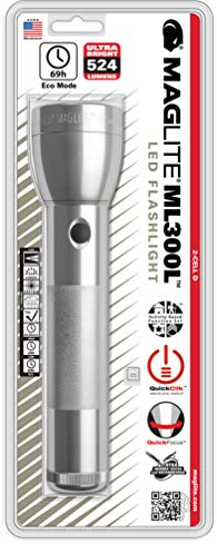 Mag-Lite Lampe torche Maglite LED ML300L 2 piles Type D 23,1 cm - Argent