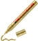 edding 750 Marqueur peinture - or - 1 stylo - pointe ronde 2-4 mm - marqueur de peinture pour l'étiquetage du métal, verre, roche ou du plastique - résistant à la chaleur, permanent et étanche