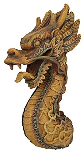 Design Toscano Der Feuerdrache, Wandskulptur