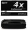 4X Eurotone Druckerpatrone kompatibel für HP Laserjet P 1160 1320 N 1320 TN NW 3390 3392 LE, Q5949A 49A, Druckerpatronen