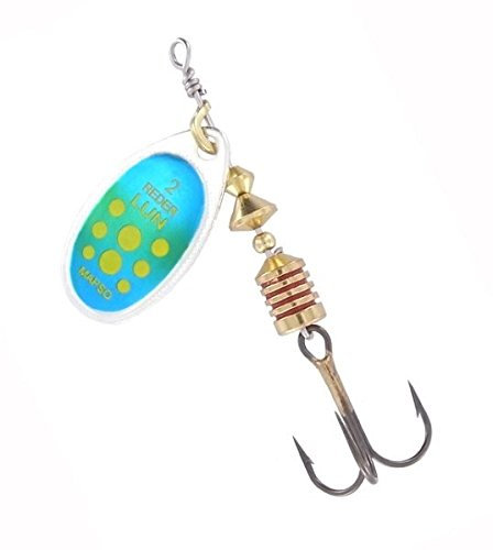 MAPSO - 5 Cucharillas de Pesca REDER-1 PZV-L 3,50 GMS.