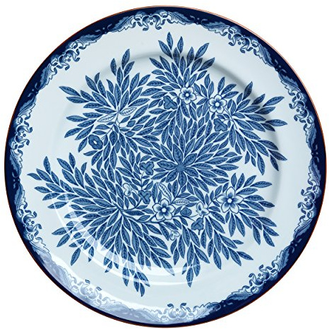 Rörstrand Ostindia Floris Teller mit Blumendecor in der Farbe Blau mit einem Durchmesser von 27cm, 1012351