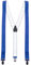 Shenky Hosenträger | 3er Clips | 3,5cm Breite | verstellbar | Basic | Y-Form | elastisch | für Oktoberfest Fassnacht Karneval Hochzeit Skihosen | Damen & Herren | Skihosenträger | Royalblau