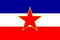 Flagge 90 x 150 : Jugoslawien Yugoslawien