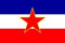 Flagge 90 x 150 : Jugoslawien Yugoslawien