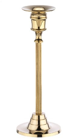 Kerzenleuchter Tischleuchter Messing Gold Höhe 20 cm für Kerzen Ø 2-2,5 cm