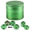 CellDeal Herb Grinder Mill Metal Aluminium Teeth Compact 40mm 4 Part Green