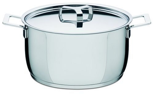 A di Alessi - Pentole e padelle Cass.W/Coperchio + Cucchiaio