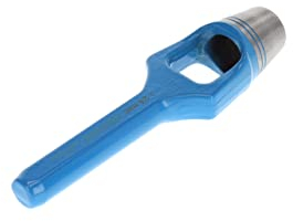 GEDORE Emporte-pièce pour matériaux tendres, Ø 24 mm, Caoutchouc, Cuir, Joints, Tissus, Rond, Longueur 170 mm, Emporte-pièce, 570024