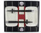 10 teilig Sushi Ess-Service weiß/schwarz 2 Personen Japan Style Geschirr-Set